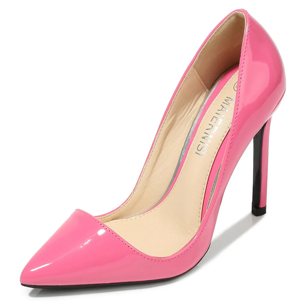 Women's Pointed Toe Shallow Stiletto Heel Pumps