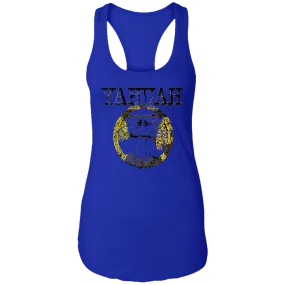 Yahuah Yahusha 04 Ladies Designer Ideal Racerback Tank Top (4 Colors)